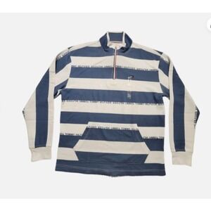 Tommy Hilfiger Men's 1/4 Zip Pullover Sweatshirt Long Sleeve Mock‎ Neck Small
